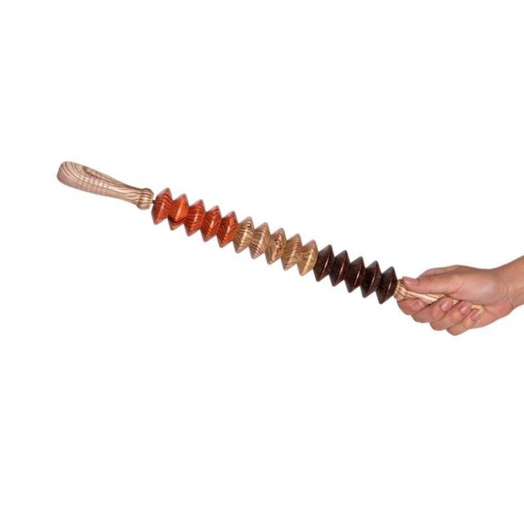 وردنه چوبی ماساژ 15 غلطکی
