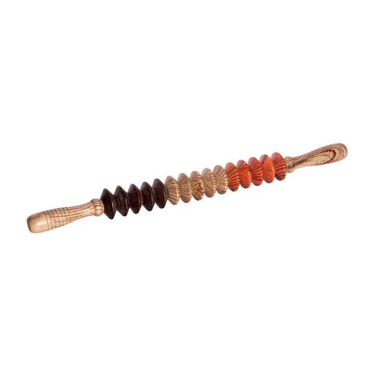 وردنه چوبی ماساژ 15 غلطکی