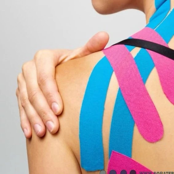 چسب طبی ورزشی کنزیوتیپ AT SPORT مدل حرفهای (عرض 5 سانتیمتر)