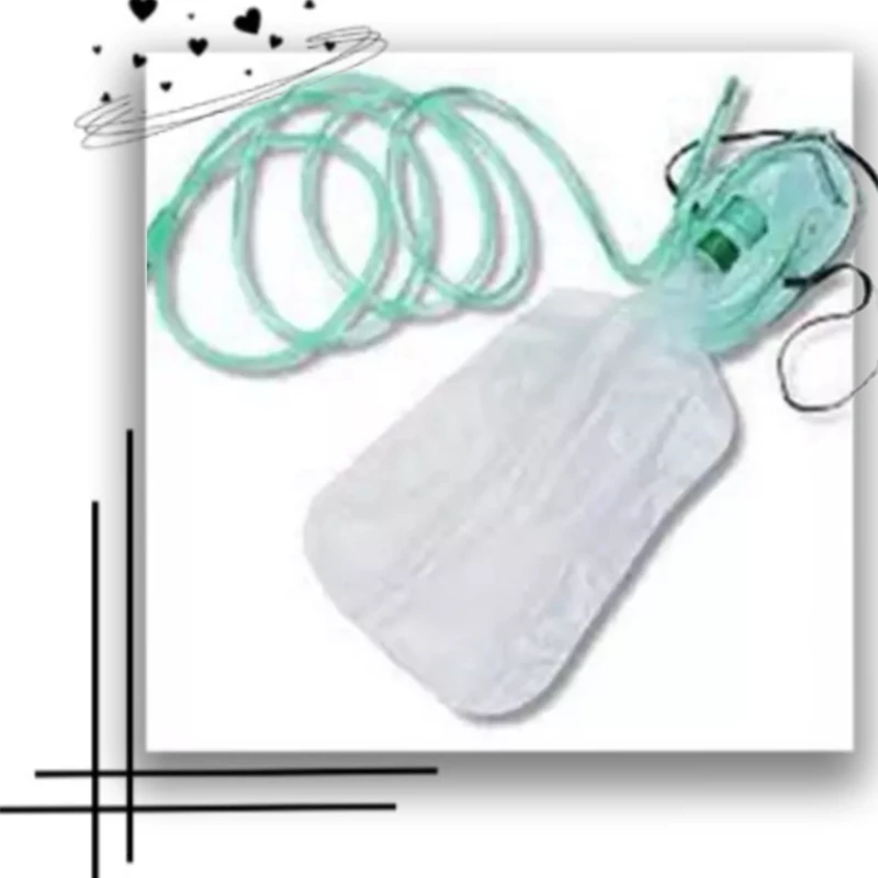 ماسک اکسیژن رزروبگ دار یا ماسک اکسیژن کیسه داریکبارمصرف
