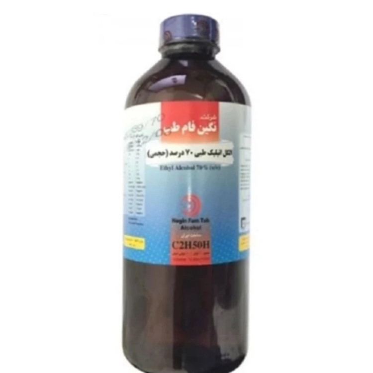 الکل طبی 70درصد نگین فام یک لیتری