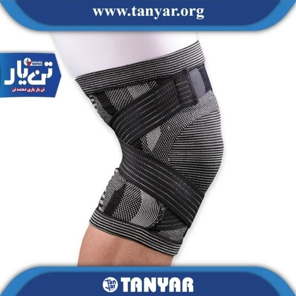 زانوبند الاستیک با کش ساپورت تن یار