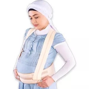 شکم بند دوران بارداری با بند شانه ای تن یار