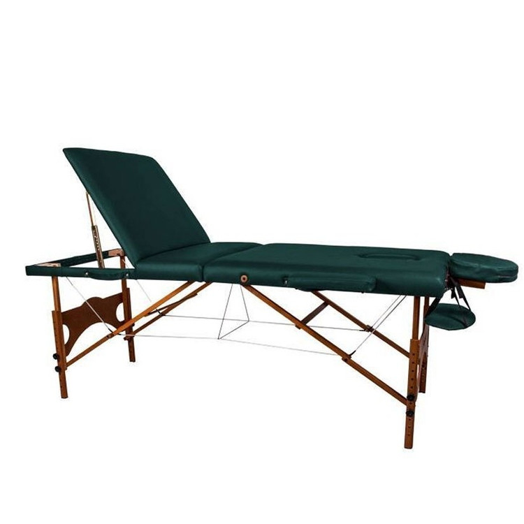 تخت ماساژ تاشو پرتابل ریلکس Relax P60 پایه چوبی دوشکن و قابل حمل