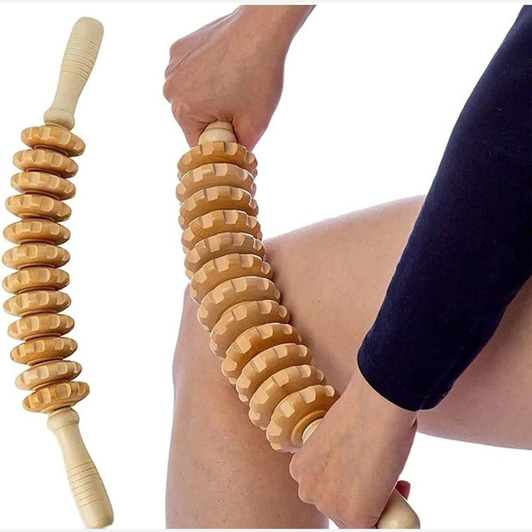 وردنه چوبی هلالی تسکین درد و استراحت عالی