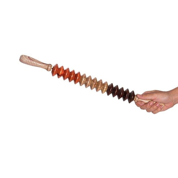 وردنه چوبی ماساژ 15 غلطکی