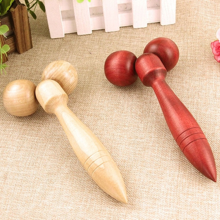 رول چوبی ماساژ صورت و بدن مدل ارگونومیک