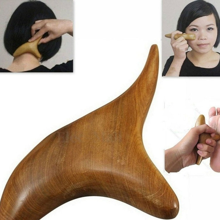 استیک ماساژ دلفینی چوبی مخصوص صورت و تریگرپوینت