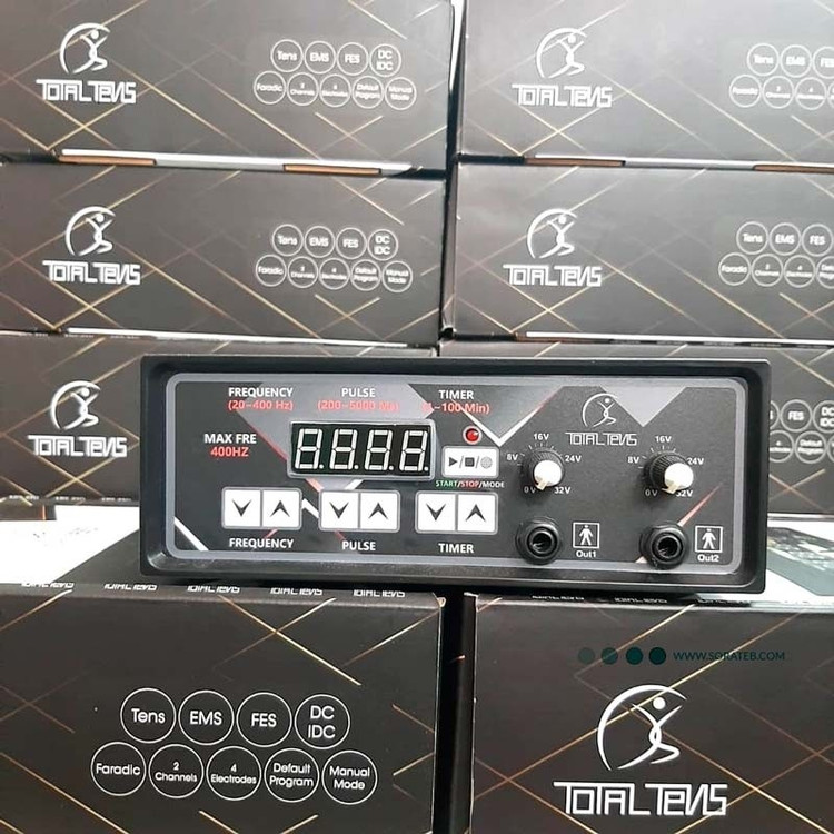 دستگاه فیزیوتراپی خانگی 2 کاناله TotaLTens 10 برنامه 400 هرتز